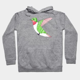 Ruby-Throated Hummingbird Hoodie